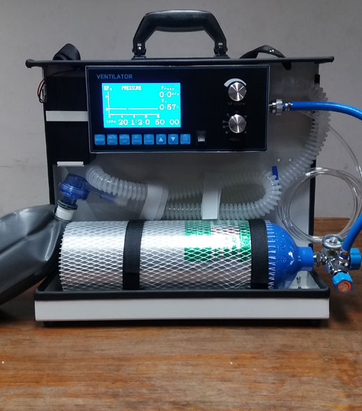 車(chē)載轉(zhuǎn)運(yùn)呼吸機(jī)（氣動(dòng)電控，液晶同步）